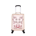 PU travel luggage popular selling trolley luggage