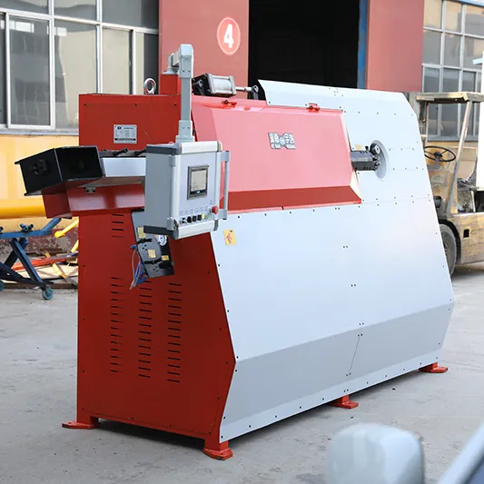 Factory price CNC automatic 4-12mm steel wire PLC Stirrup bender reinforcing rebar stirrup bending machine