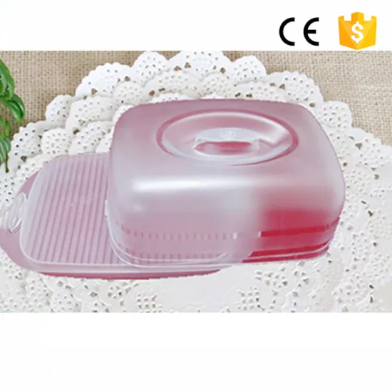 New Style Hot Selling round plastic clear cake box china clear plastic cake box packaging
