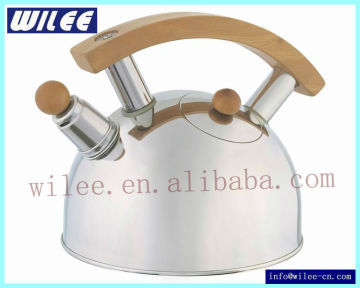 Stainless Steel Wooden Handle Sound Kettle