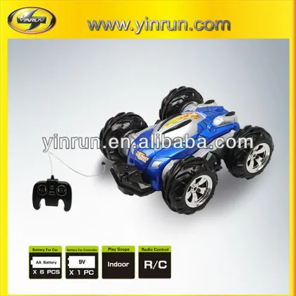 ABS Plastic Type thunder tumbler rc car 10012 wireless remote control battery baby toy car