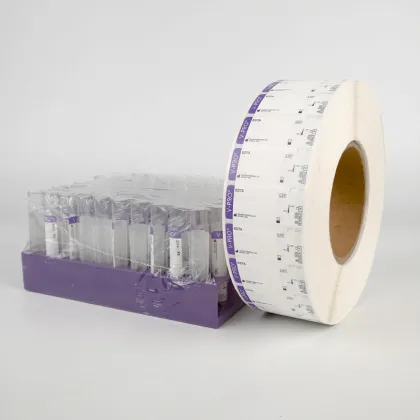 Customized printed blood collection test tube medical label