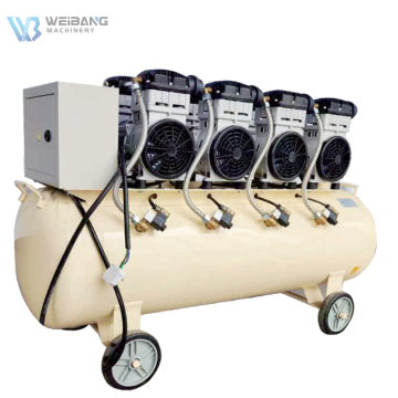High Pressure Oil-Free Packing Machine Air Compressors (7Bar, 4.4kW, 50L-160L)