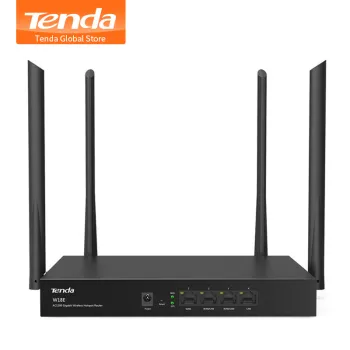 Tenda W18E Enterprise Wireless WiFi Router Gigabit Version 2.4G 5GHz Dual-Band 1167Mbps Wi-Fi Repeater with 4 High Gain Antennas