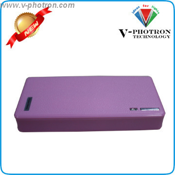 8800mah high capacity big wallete power bank with LED torch