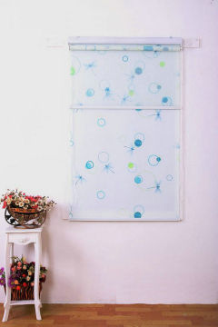Manual Double Fabric Roller Blind Inside , Water-resistant Fabric