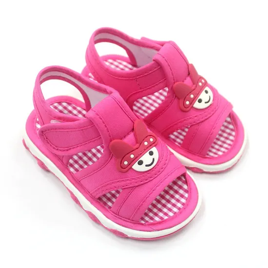 new fashion girl sandals with sound