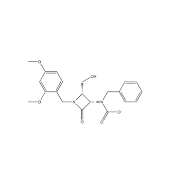 Carbamato de ((2S, 3S) -1- (2,4-dimetoxibenzil) -2- (hidroximetil) -4-oxoazetidin-3-il) benzil 86334-63-6