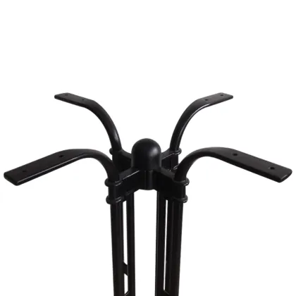 Cast aluminum horseshoe small four-claw foot