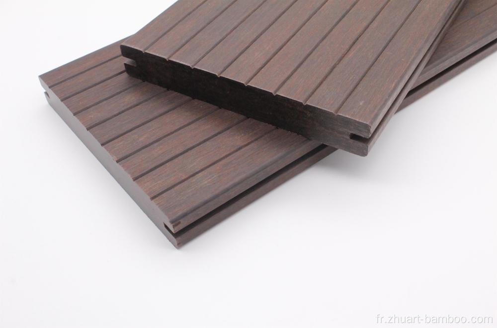 FSC Bamboo certifié en plein air Dark Decking-V Groove-18