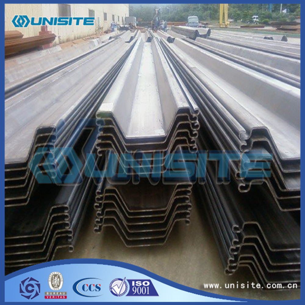 Steel sheet pile wall