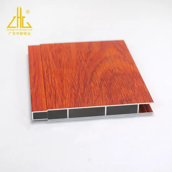 Australian Standard PVDF Aluminum Profile with Wooden Texture for Outdoor Fence and Wall Decoration