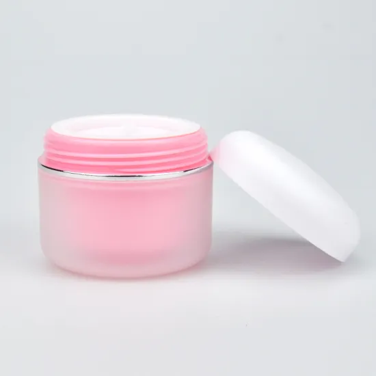 professional 30g 50g 100g eco friendly frosted plastic face cream cosmetic jar container bottle