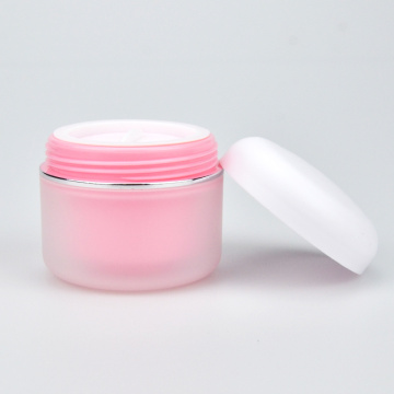 eco friendly color custom 30ml 50ml 100 ml pp plastic doule wall face cream skin care empty cosmetic jars