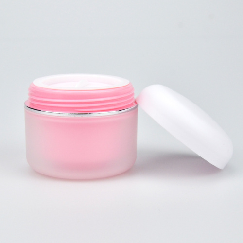 Color ecológico personalizado 30 ml 50 ml 100 ml de PP plástico Dooble Wall crema para la piel Cuidado de la piel Jares cosméticos vacíos