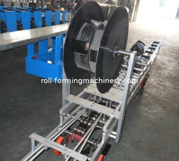 Aluminum Portable Small Down Pipe Roll Forming Machine For Water Pipe