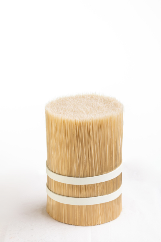 Mixed PBT and PET bristles shaving brush bristles