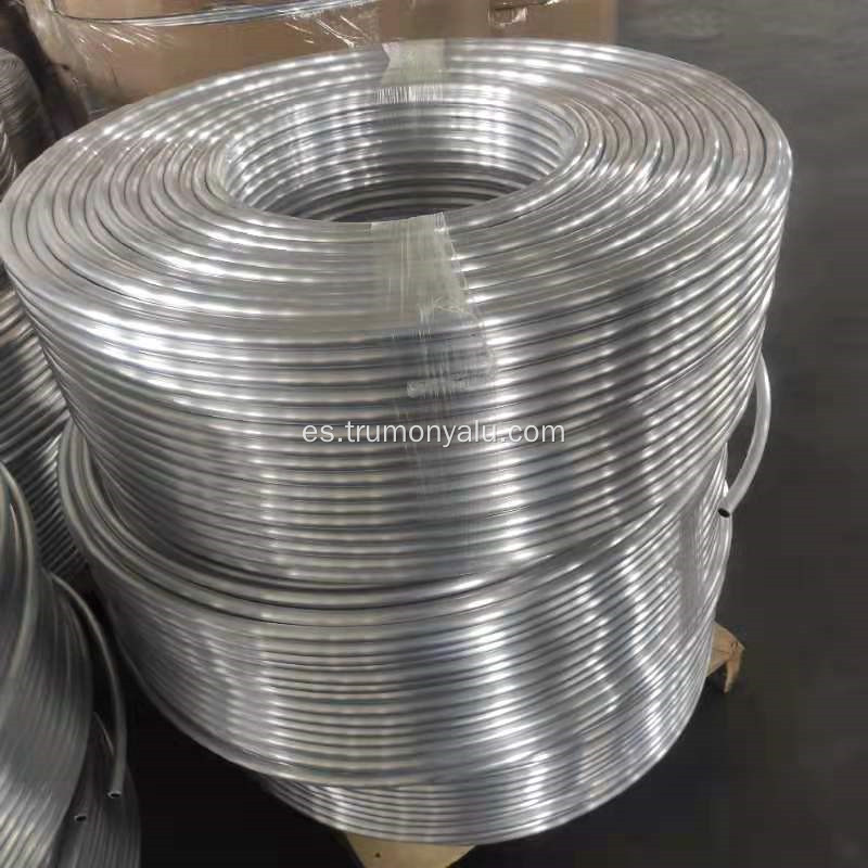 3003 1100 Tubería de aluminio en espiral para intercambiador de calor