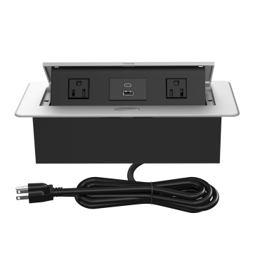 Factory Direct Recessed Pop Up Power Outlet with 2AC and PD20W USB-C Port