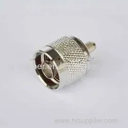 N Male Crimp Connector For Lmr200 Cable Connectors 