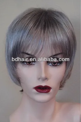 short hair wig,human hair wig,lady wig