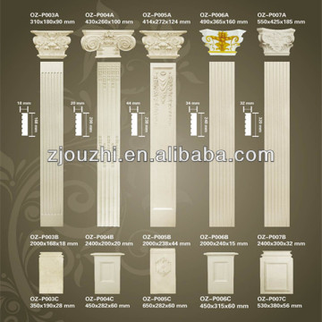 decorative polyurethane roman column