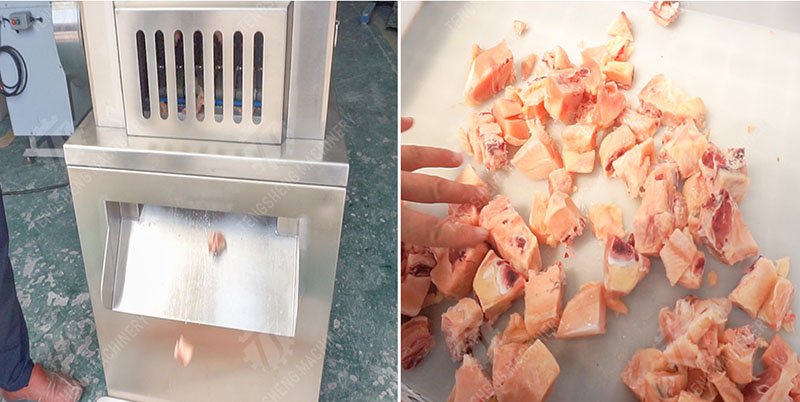 commercial chicken dicing machine