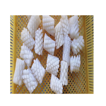 iqf blanching squid flower,iqf squid pineapple cut flower,lower prices white squid flowers