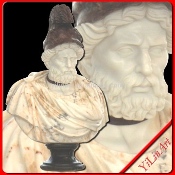 Human White Stone Marble Bust Sculpture For Sale