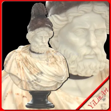 Human White Stone Marble Bust Sculpture For Sale