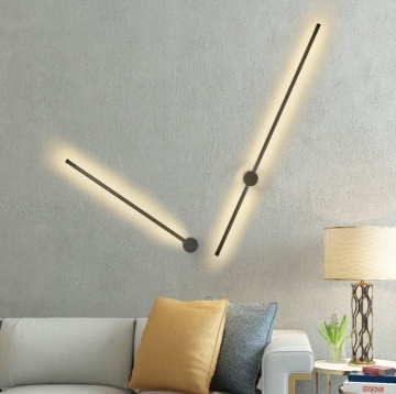 Nordic Minimalist LED Strip Lamp for Bedrooms and Living Rooms