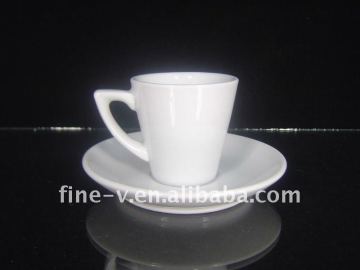 Porcelain espresso cup&saucer