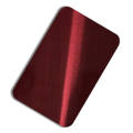 Roten Kupferplatte aus rostfreiem Stahl gebürstet