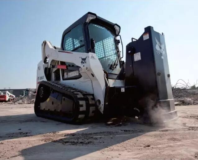 Bobcat Ground Lifting Hammer Construction Work Diagram