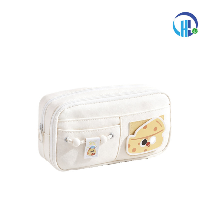 Tempat pensil keju yang lucu