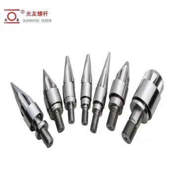 High-Strength Alloy Plastic Screw Tips for Cosmetic Molding