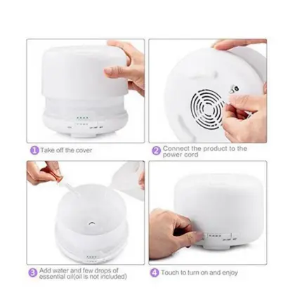 Private Label Ultrasonic Aroma Oil Diffuser 500ml