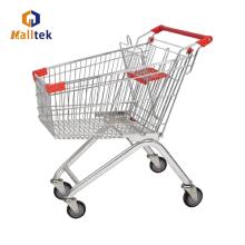 Venta caliente NUEVO Europa 80L Metal Shopping Trolley