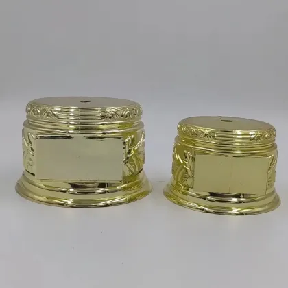 Black Weighted Round Plastic Base