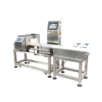 Combined Combinational Weighing Scale Check Weigher Metal Detector System