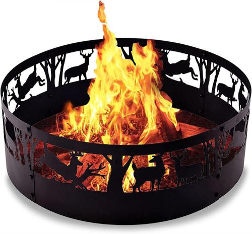 Utomhus tung metall Brazier