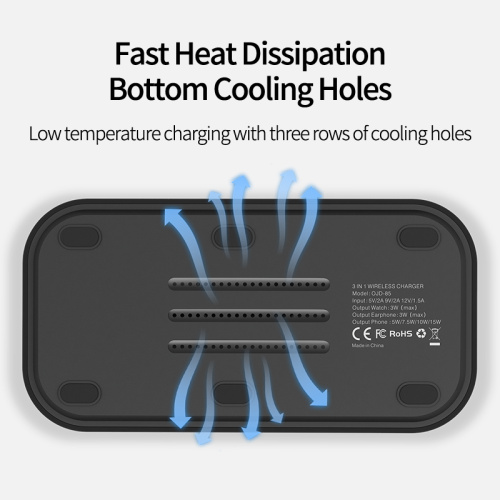 Multifuctional 3 in 1 Wireless Phone Charger