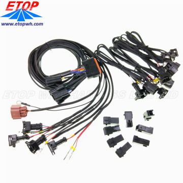 chicote de fiação do conector impermeável selado ECU do carro