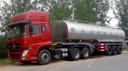 Mjölk tank semi trailer