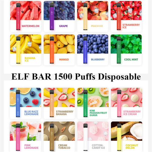 Elf Bar 1500 Puffs Disposable Pod pen