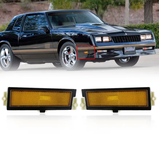 Side Marker Lights Lens for 1981-1986 Monte Carlo