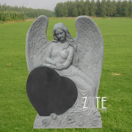 Hot Selling Classic marble angels monuments and headstones