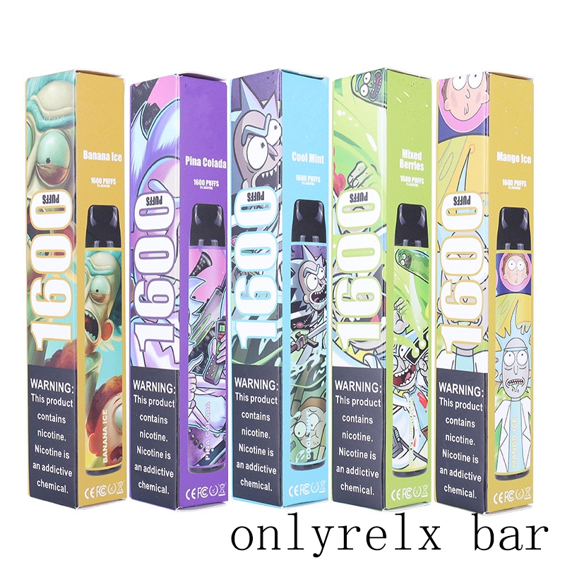 Direct Sales Onlyrelx Brand 1600puff Disposable Vape