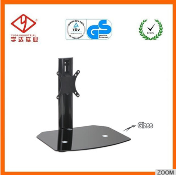 Universal DVD bracket with tv rack