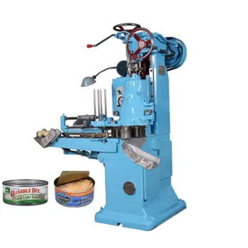 Automatic Vacuum Tuna Fish Food Tin Can Sealing Machine